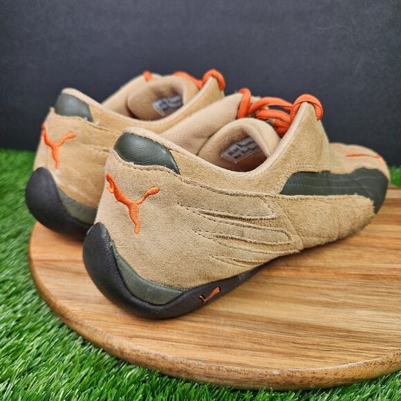Vintage Puma Speedcat OG Shoes Mens 11.5 Brown Orange Suede Sneakers Preppy main image 13